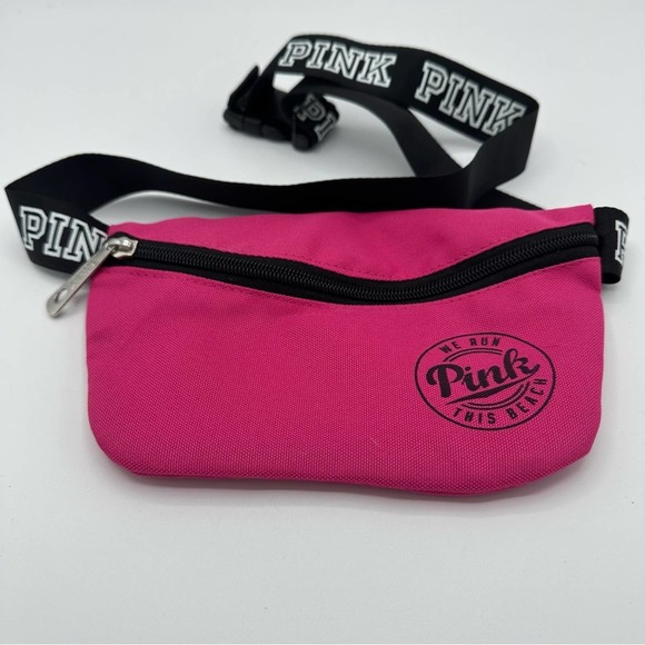 Victoria's Secret PINK Neon Pink Fanny Pack Waist Belt Bag - Picture 3 of 9